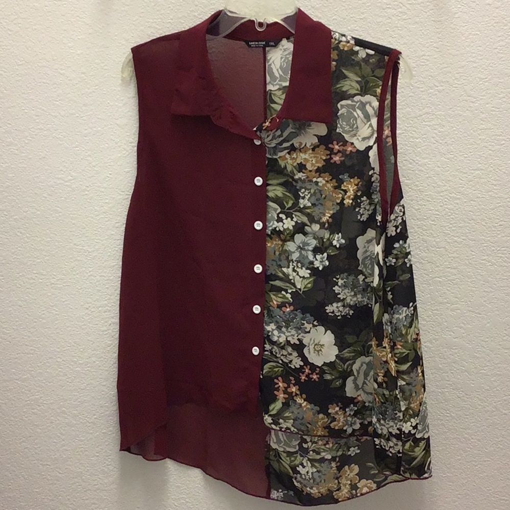 Sheer Shein Curve top